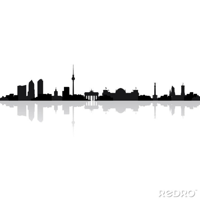 Fototapete Berlin Skyline