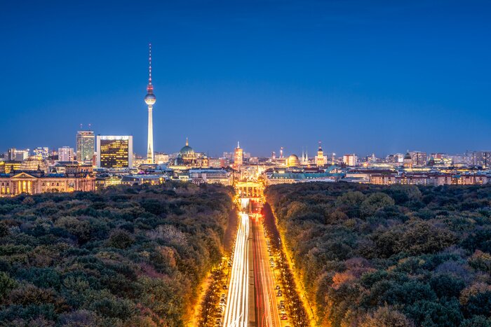 Fototapete Berlin Skyline