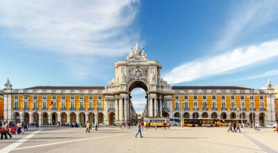 Fototapete Berühmter Bogen in Lissabon