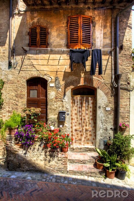 Fototapete Bewohner der Toskana