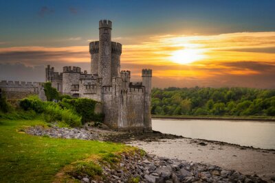 Fototapete Blackrock Castle in Irland am Fluss