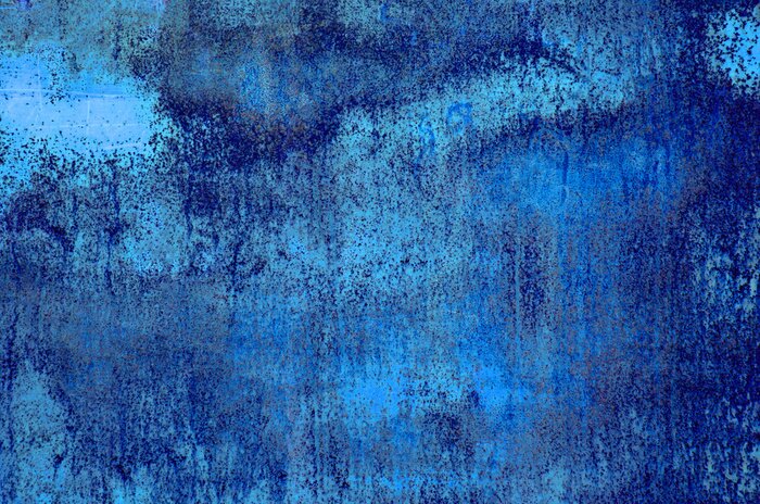 Fototapete Blaue Wandstruktur