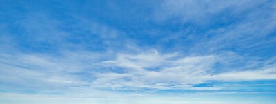 Fototapete Blauer Himmel mit weißen Wolken