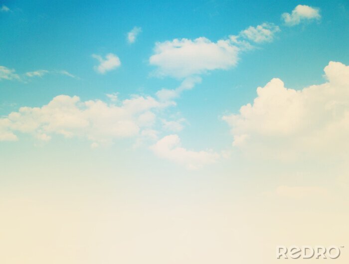 Fototapete Blauer Himmel mit Wolken