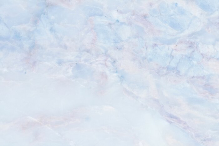 Fototapete Blauer Marmor mit rosa Muster