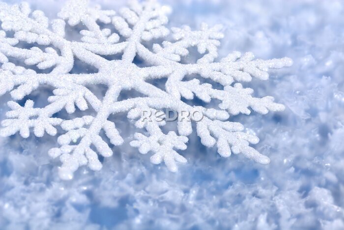 Fototapete Blauer winterlicher Hintergrund