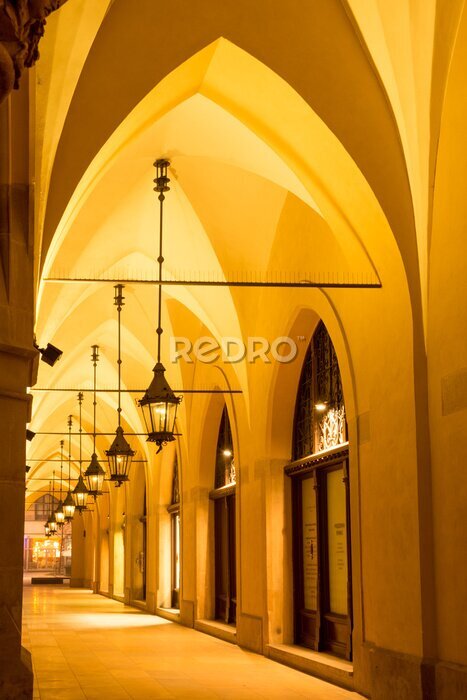 Fototapete Blick auf die Krakauer Tuchhallen