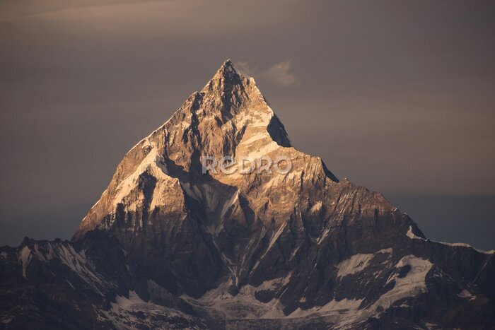 Fototapete Blick auf einen Himalaya-Gipfel, Landschaft
