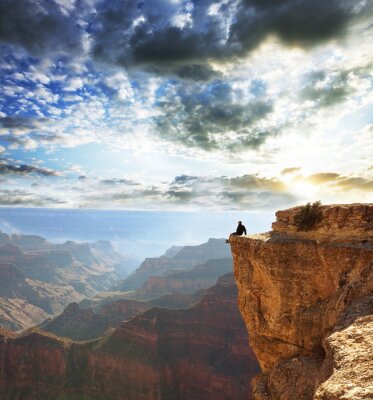 Fototapete Blick auf Grand Canyon von oben