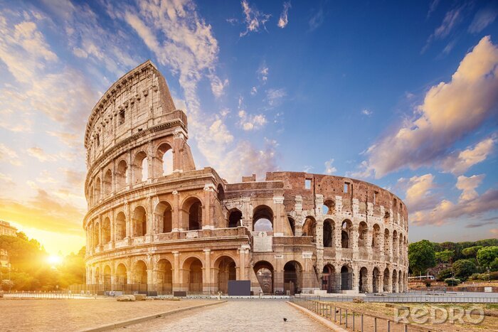 Fototapete Blick auf Koloseum