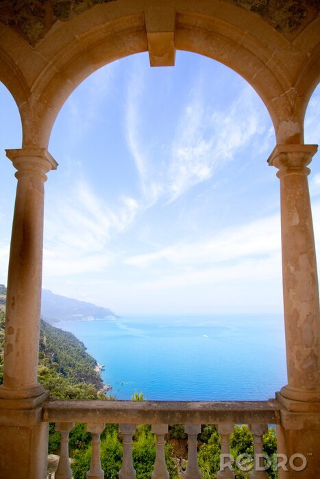 Fototapete Blick auf Meerespanorama