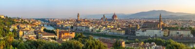 Blick auf Panorama von Florenz