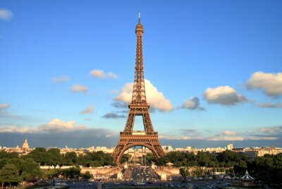 Fototapete Blick auf Paris und Denkmäler