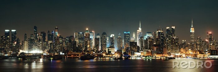 Fototapete Blick von New York City auf die Agglomeration