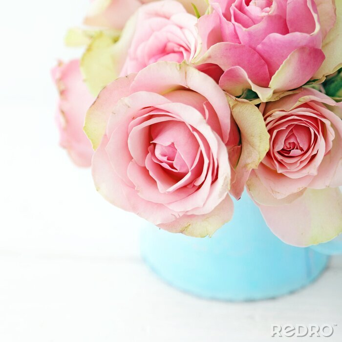 Fototapete Blumen in einer Vase