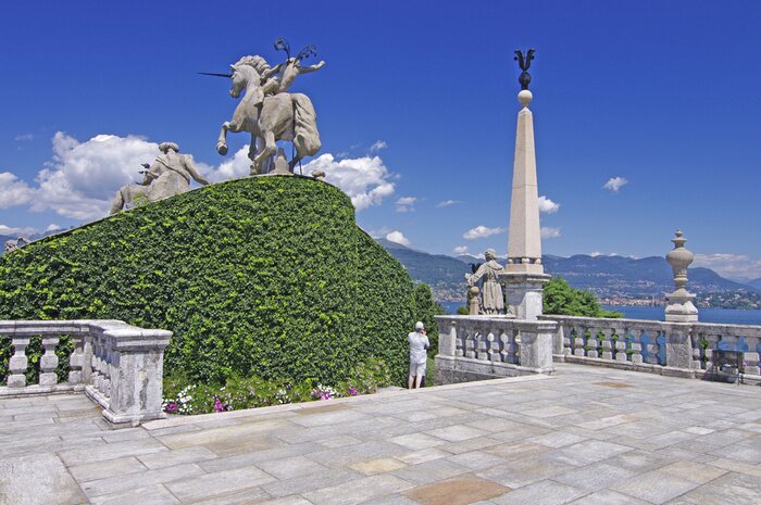 Fototapete Blumen und Götter am Lago Maggiore - Isola Bella