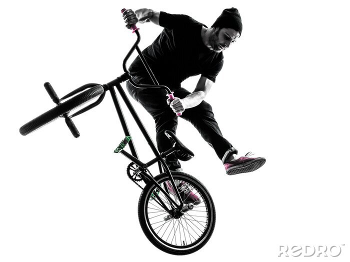 Fototapete BMX-Rad und Tricks