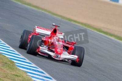 Fototapete Bolid von Schumacher Formel 1