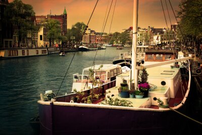 Boote in Amsterdam