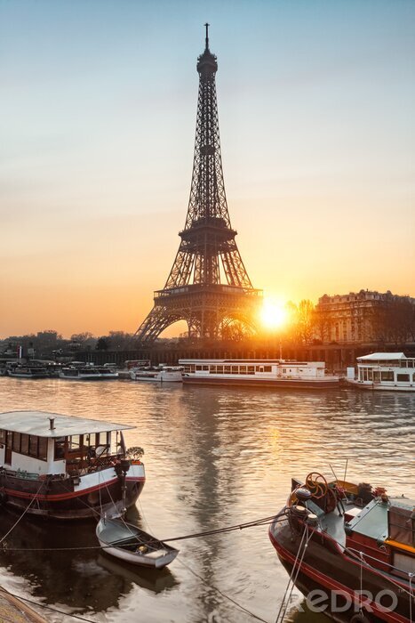 Fototapete Boote in Paris