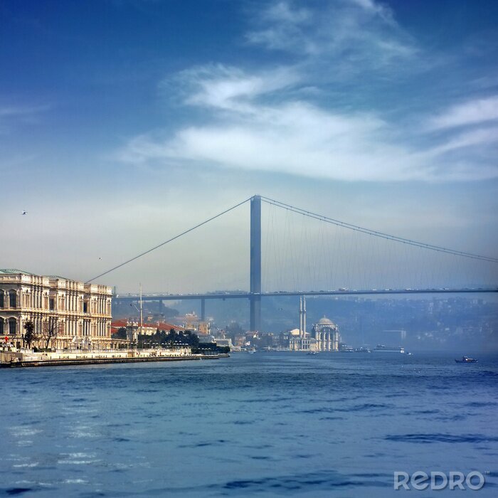 Fototapete Bosporus Brücke Istanbul