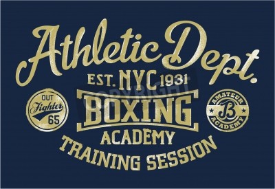 Fototapete Boxen 3D Typografie