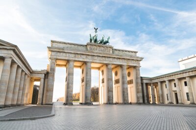 Fototapete Brandenburger Tor mit Himmel im Hintergrund