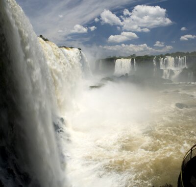 Fototapete Brasilianische riesige Wasserfälle