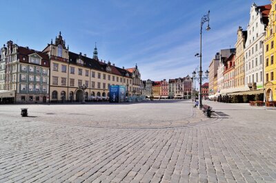 Fototapete Breite Altstadt in Breslau
