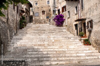 Fototapete Breite Steintreppe