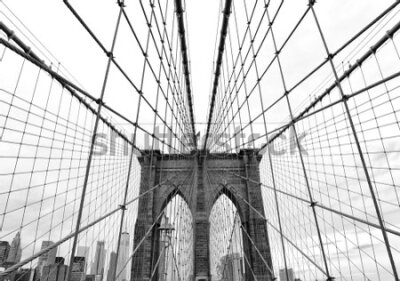 Fototapete Brooklyn Bridge in New York City, USA