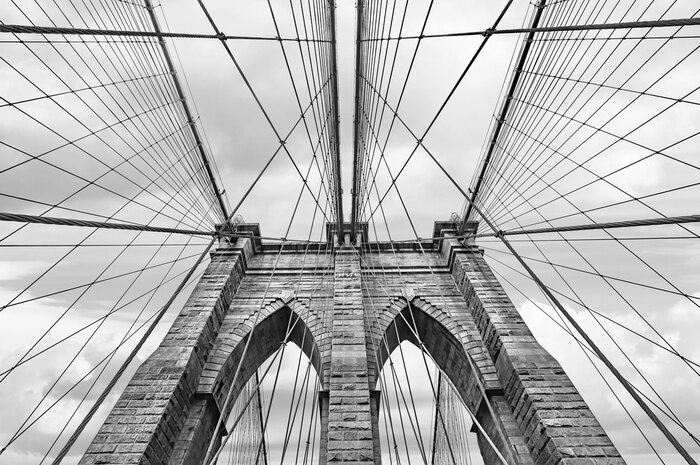Fototapete Brooklyn-Brücke in NYC