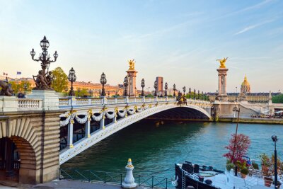 Fototapete Brücke im Zentrum von Paris