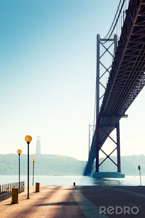 Fototapete Brücke in Lissabon