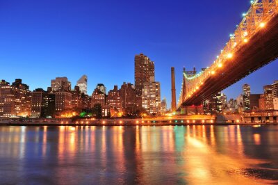 Fototapete Brücke Manhattan