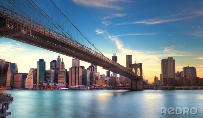 Fototapete Brücke New York City