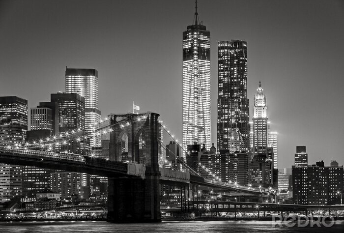 Fototapete Brücke New York City