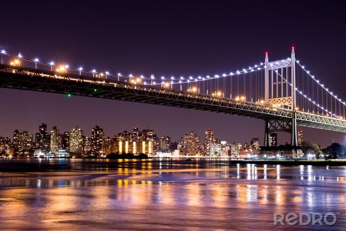 Fototapete Brücke über New York City
