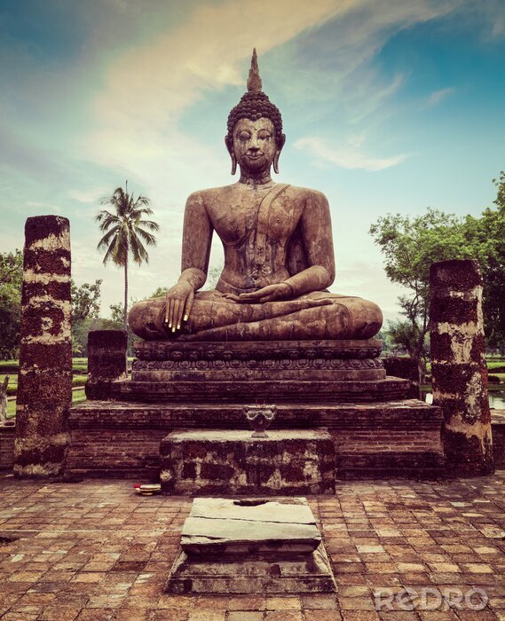 Fototapete Buddha-Statue in Asien