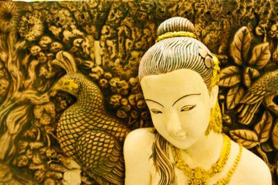 Buddha und Ornamente