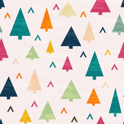 Bunte Bäume und geometrische Formen