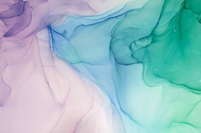 Fototapete Bunte Tintenflecken