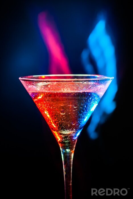 Fototapete bunten Cocktail