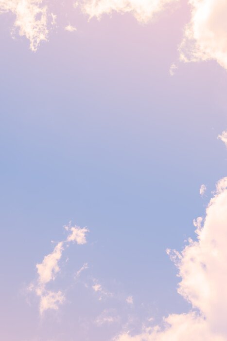 Fototapete Bunter Himmel und Wolken