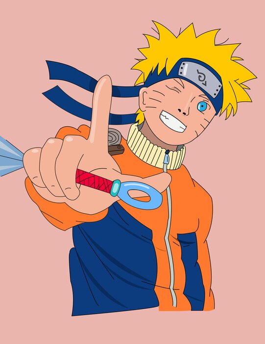 Fototapete Bunter Naruto