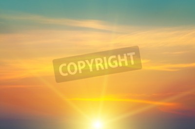 Fototapete Bunter Sonnenaufgang