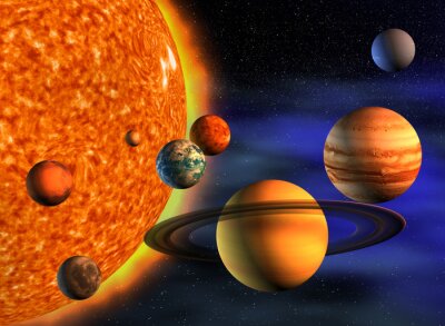 Buntes Sonnensystem