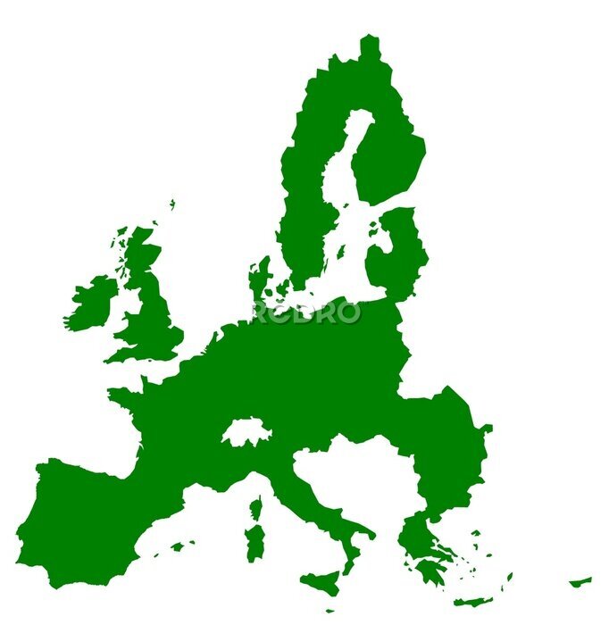 Fototapete carte - union européenne