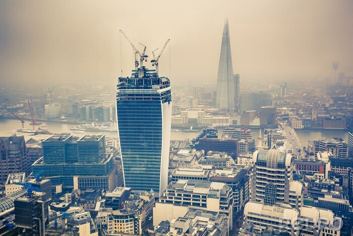 Fototapete Charakteristische Skyline von London