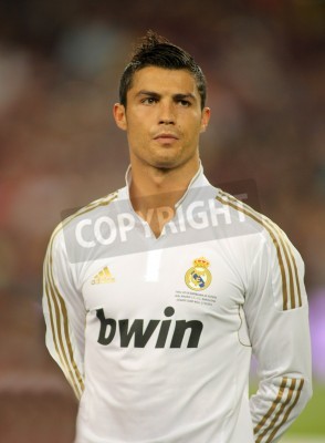 Fototapete Christiano Ronaldo vor dem Spiel